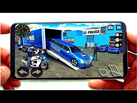 Transporting Police Car Game - Cargo Airplane Police Vehicle Transporter - Android GamePlay #2