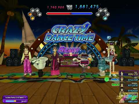 Audition - 3254 Techno Party, Union Battle Party, โหมดเก็บ Den [Audition TH]