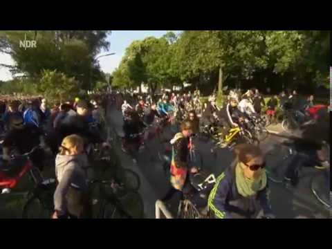Critical Mass Hamburg 30 05 2014 - Bericht vom NDR