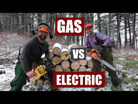 I Tested DeWalt 60V Against A Gas Chainsaw