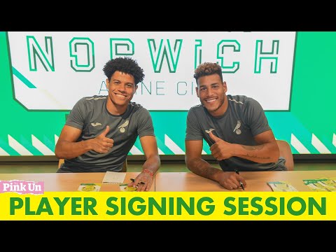 Gabriel Sara and Onel Hernandez meet the Norwich City fans | The Pink Un