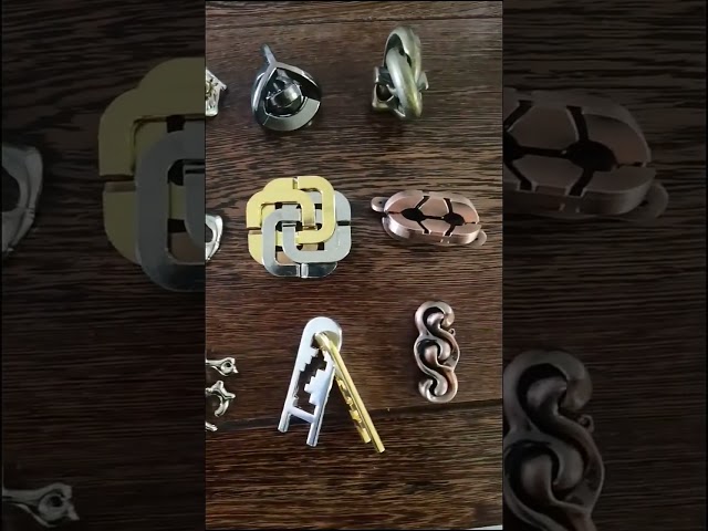 Vídeo relacionado con 24 Piezas Rompecabezas de Metal, Juegos de Ingenio Brain Teaser Juego Rompecabezas Metal Set, Classic Mini IQ Puzzle, Juguetes educativos Alambre de IQ Inteligencia Juguete Educativo