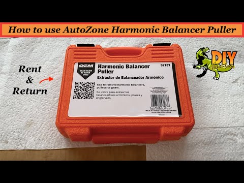 AutoZone Harmonic Balancer pulley removal tool tutorial