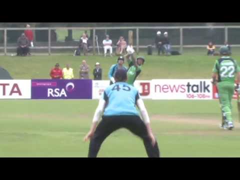 SIX! Mooney almost takes out commentators!