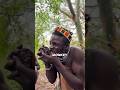 Eating a monkey head! Hadzabe tribe in Tanzania!