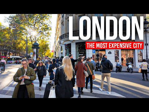 LONDON, UK 🇬🇧 Exploring London’s Most Famous Streets | 4K Walking Tour