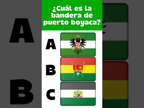 ¿Cuál es la bandera de puerto boyaca?