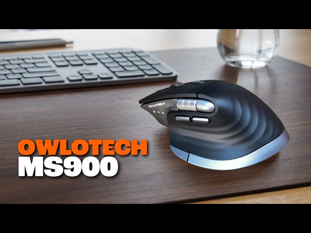 Owlotech MS900 Rato Wireless com Roda Lateral Preto video