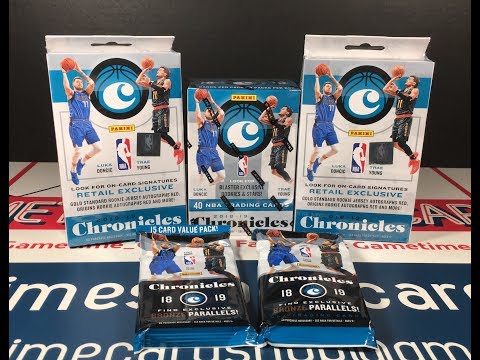 2018-19 Chronicles Basketball Retail Box Break - Blaster, Hanger, Packs