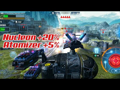 War Robots 6.2 : Nucleon​ Atomizer​ After Buffed