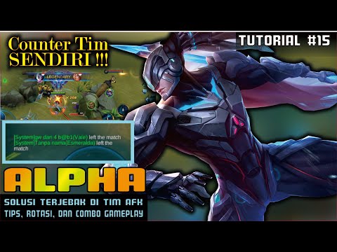GENDONG MYTHIC AFK !! TUTORIAL CARA MAIN ALPHA OFFLANER - BUILD ALPHA TERSAKIT 2021 TOP GLOBAL