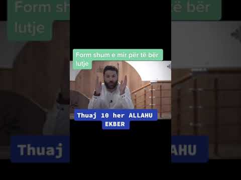 Form shum e mir për të bër lutje