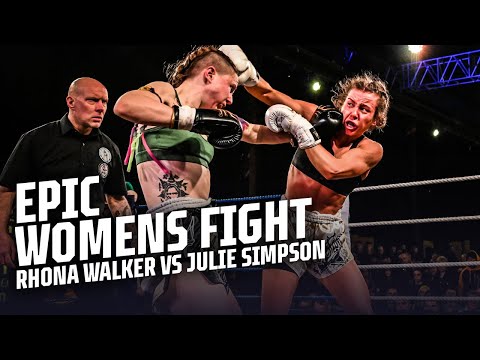 EPIC WOMEN'S FIGHT 🔥 Rhona Walker vs Julie Simpson | Road to Rebellion | Full Fight Replay