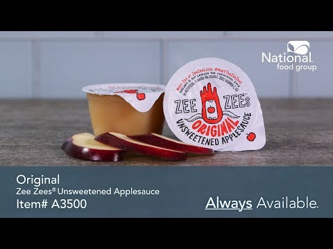 Download Unsweetened Original Applesauce 4 5 Oz National Food Group PSD Mockup Templates