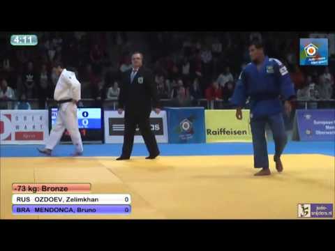 Judo 2014 European Open Men Oberwart: Osdoev (RUS) - Mendonca (BRA) [-73kg] bronze