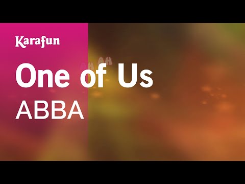 One of Us - ABBA | Karaoke Version | KaraFun
