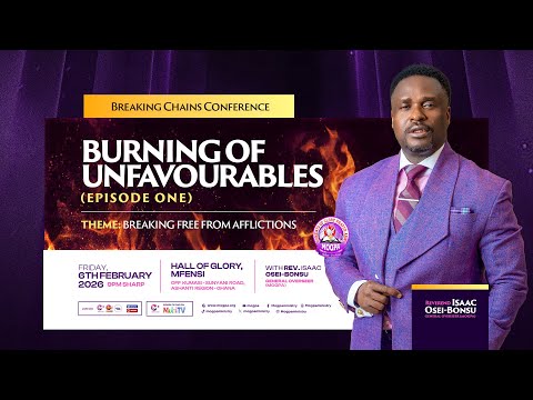 BURNING OF UNFAVOURABLES(PART 1) || BREAKING FREE FROM AFFLICTIONS || 06 - 02 - 2026