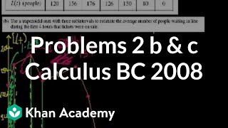 Calculus BC 2008 2 b &c
