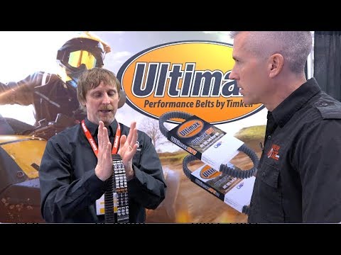 Snowmobile belt break in explained by the Engineer!  Kimpex Dealer show!
