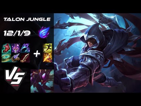 JUNGLE Talon vs Kha'Zix - EU Grandmaster Patch 25.19