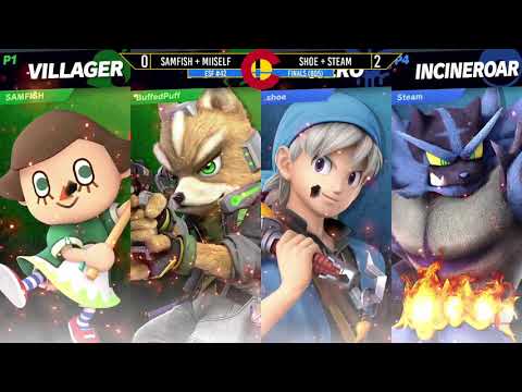 Elite Smash Friday #42 - SAMFISH + Miiself Vs. Armada|Shoe + AeS|Steam - Finals (Single Elim)