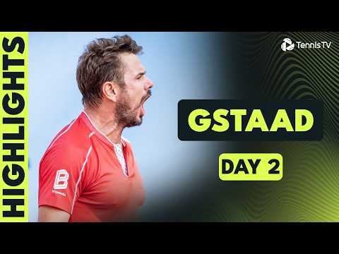 Wawrinka Takes On Faria On Home Soil, Buse Battles Tsitsipas & More! | Gstaad Highlights 2026