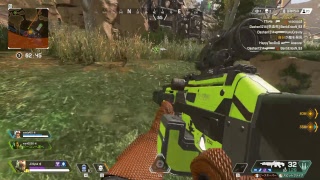 【Apex Legends】実戦で初めてのピースキーパー連射成功！
