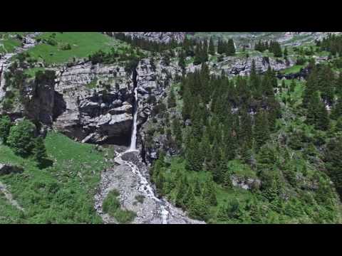 Lauterbrunnen, Switzerland from Above - Aerial Drone 4K Footage
