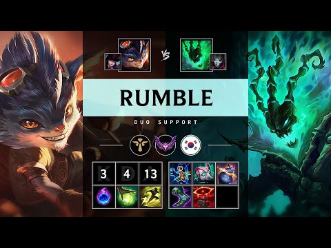 Rumble Support vs Thresh - KR Master Patch 25.20