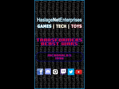 McDonald's Exclusive! Transformers: Beast Wars (1996) Collection #Shorts | HNE Toys