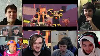 I Try Today - A Minecraft Music Video ♪ [REACTION MASH-UP]#2230