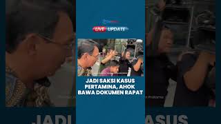 Tampak Santai Dipanggil Jadi Saksi Mega Korupsi Pertamina oleh Kejagung, Ahok Bawa Dokumen Rapat