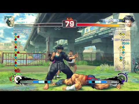 MixableGuitar15 ( Sagat ) vs MirrorR Chen ( Makoto ) - SSF4 AE Ranked