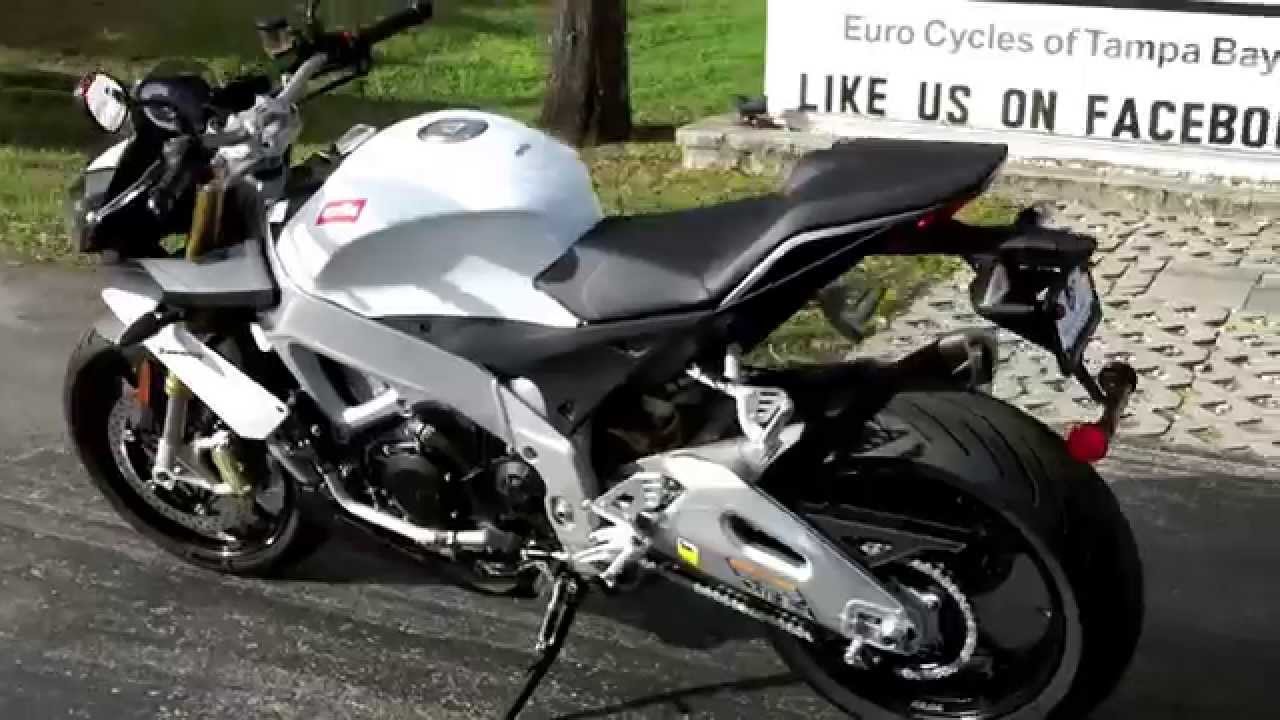 2015 Aprilia Tuono V4R APRC in White Walkaround Video at Euro Cycles of Tampa Bay