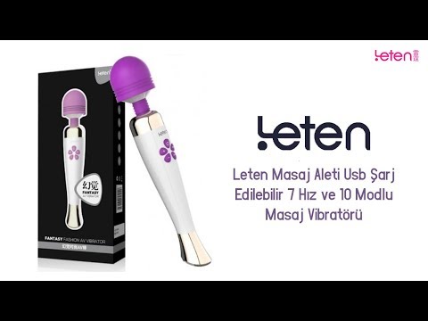 Leten Masaj Aleti Usb Şarj Edilebilir 7Hız ve 10 Modlu