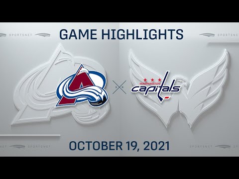 NHL Highlights | Avalanche vs. Capitals - Oct. 19, 2021