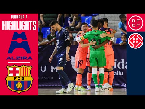 Resumen #PrimeraDivisiónFS | Family Cash Alzira  4-6 Barça | Jornada 4