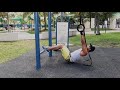 Gymnastic Ring Leg Workout