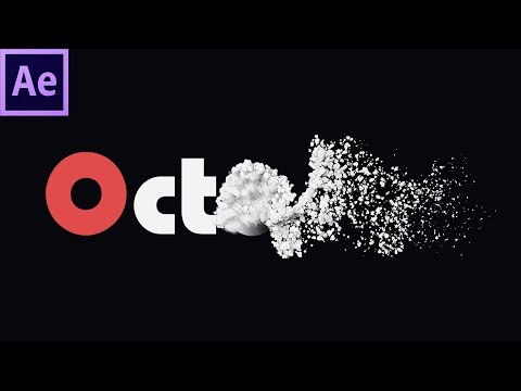 after effects particles logo and text animation by octopus effects