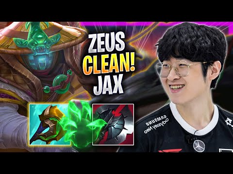 ZEUS IS SO CLEAN WITH JAX! - T1 Zeus Plays Jax TOP vs K'sante! | Season 2023