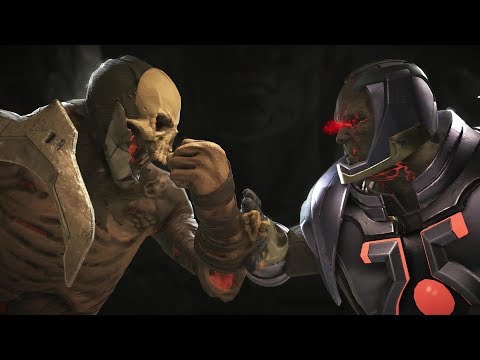 Injustice 2 : Scarecrow Vs Darkseid - All Intro/Outros, Clash Dialogues, Super Moves