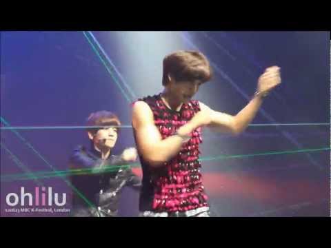 [Fancam] 120623 MBC Korean Culture Festival, London - Mama (Kai focus)