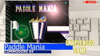 Commodore 64 -=Paddle Mania=- unreleased game