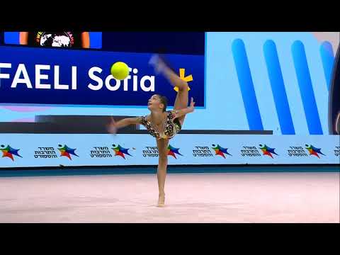 Sofia RAFFAELI Ball AA Final - European Championships Tel Aviv 2022
