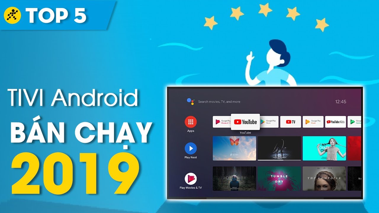 Top 5 Android tivi bán chạy nhất Điện máy XANH năm 2019