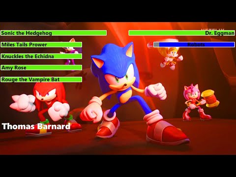 Sonic Prime (2022) Trailer with healthbars