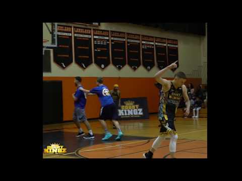 The Professor throws a Lob to Baby Lebron for a Poster Dunk with Court Kingz !
