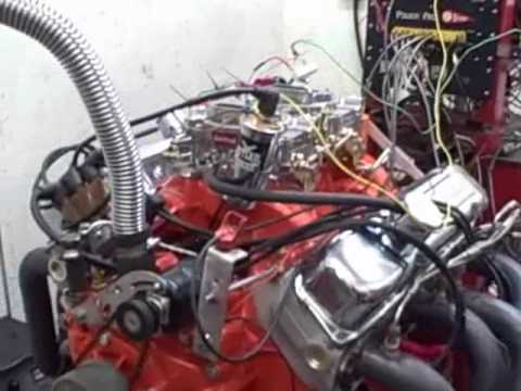 PRECISION RACE ENGINES MOPAR 440 DUAL CARB DYNO TEST