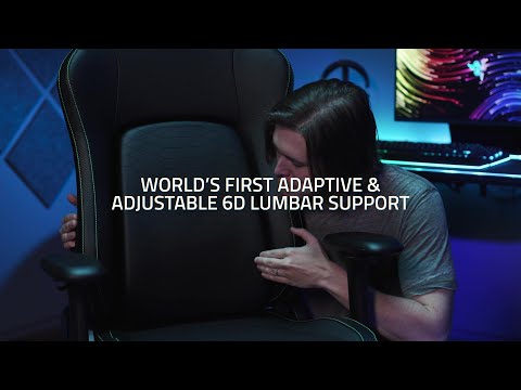 Razer Iskur V2 - Leather RZ38-04900100 Black/Green