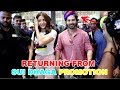 Anushka Sharma Varun Dhawan Return From Jaipur SUI DHAGA Promotion